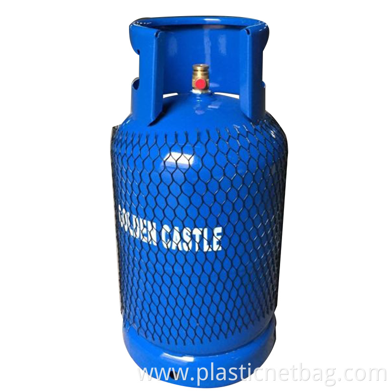 Black Steel Cylinder Protective Mesh Sleeve 17